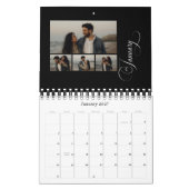 Calendrier Moderne Chic 4 Collage Photo 53 photos (Jan 2027)