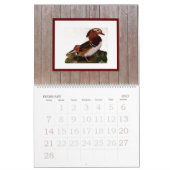 Calendrier Moderne Chic Design Aquarelle Birds (Feb 2027)