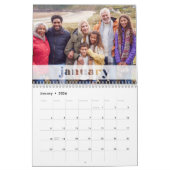 Calendrier Moderne Créez votre propre photo de famille | Supe (Jan 2026)