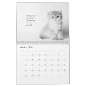Calendrier Moderne Cute Funny Animal Kitten Chat Photos (Mar 2026)
