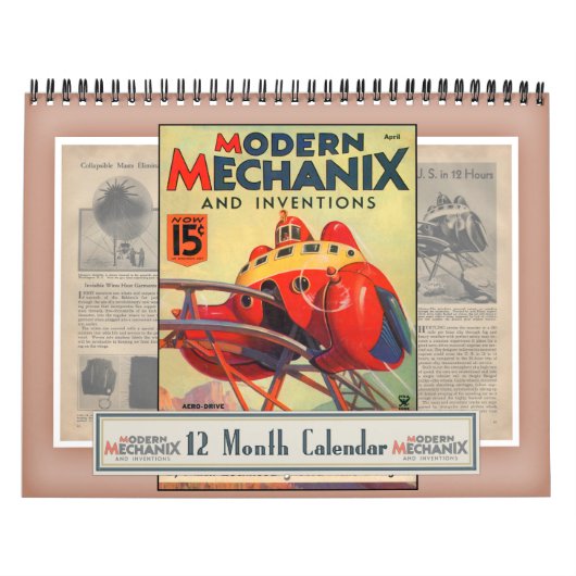 Calendrier moderne de Mechanix et d'inventions (Protection)