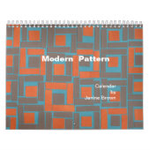 calendrier moderne de motif (Protection)