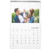 Calendrier Moderne Elegant Multi Photo (Jan 2027)