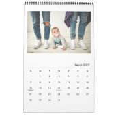 Calendrier Moderne Elegant Multi Photo (Mar 2027)