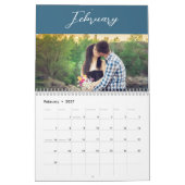 Calendrier moderne minimaliste (Feb 2027)