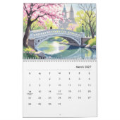 Calendrier Moderne New York États-Unis (Mar 2027)