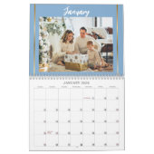 Calendrier Moderne simple mignon photos de famille 2025 (Jan 2026)