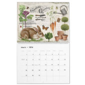 Calendrier moderne Vintage 2022 (Mar 2026)