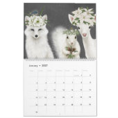 Calendrier moderne Vintage 2024 (Jan 2027)