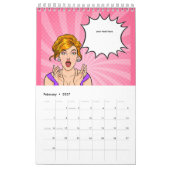 calendrier modifiable citations filles  (Feb 2027)