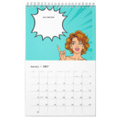 calendrier modifiable citations filles  (Jan 2027)