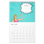 calendrier modifiable citations filles  (Mar 2027)