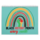 Calendrier Mois de l'histoire des Noirs Tous les mois Patriot (Protection)