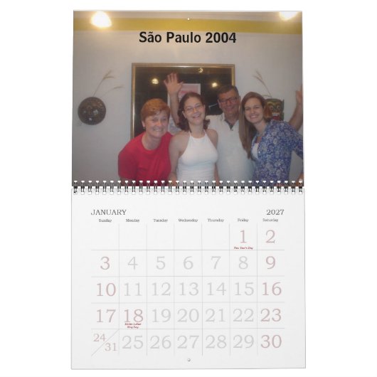 Calendrier Momentos (Jan 2027)