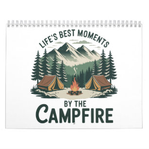 Calendrier Moments au feu de camp Rustique