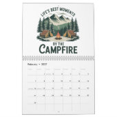 Calendrier Moments au feu de camp Rustique (Feb 2027)