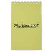 Calendrier Mon année 2008 (Protection)