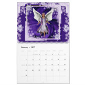 Calendrier "Mon monde violet" par Llyne F (Feb 2027)