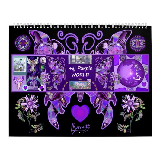Calendrier "Mon monde violet" par Llyne F (Protection)