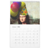 Calendrier Mona Lisa dévoilée (Jan 2026)