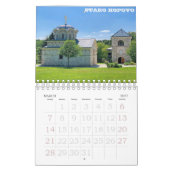 Calendrier monastères en Serbie (Mar 2027)