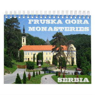 Calendrier monastères en Serbie