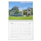 Calendrier monastères en Serbie (Mar 2026)