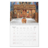 Calendrier monastères sur Fruska Gora iconostas serbie (Mar 2026)