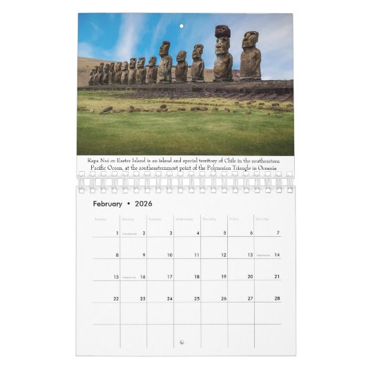 Calendrier Monde (Feb 2026)