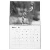 Calendrier Monde par noir et blanc (Feb 2026)