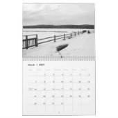 Calendrier Monde par noir et blanc (Mar 2027)