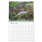 CALENDRIER MONDIAL DE DINOSAUR 2021 : Impression d (Feb 2027)
