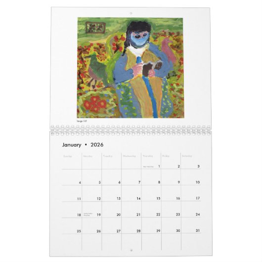 Calendrier mondial magique de Hugo 2021 (Jan 2026)