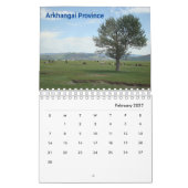 Calendrier Mongolie (Feb 2027)