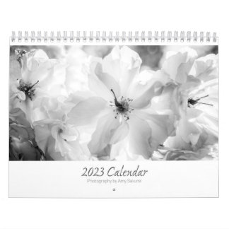 Calendrier monochrome 2023 d'Amy