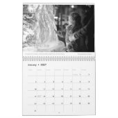 Calendrier monochrome 2024 d'Amy (Jan 2027)