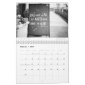 Calendrier monochrome d'Amy 2020 (Feb 2027)