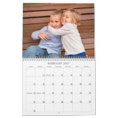 Calendrier Monogrammes Photos Familiales Moderne 2024 (Feb 2027)
