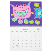 Calendrier Monster Pets (Jan 2027)