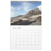 Calendrier mont Kinabalu Bornéo (Jan 2027)