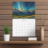 Calendrier Montagne Majesties Vibrant American West Paysage