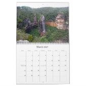Calendrier montagnes bleues 2026 (Mar 2027)