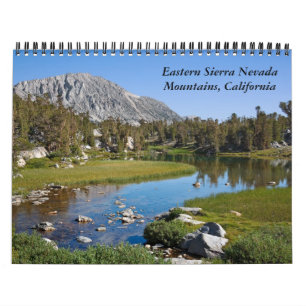 Calendrier Montagnes de la Sierra Nevada orientale.