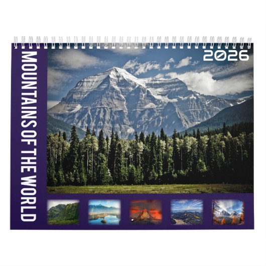 Calendrier Montagnes Du Monde 2026 (Protection)
