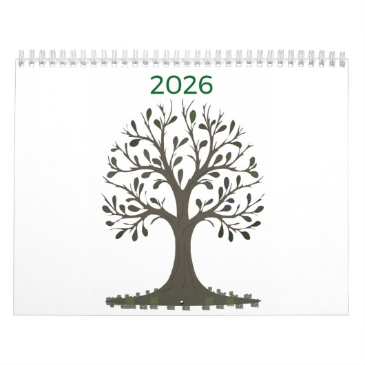 Calendrier Monthly Wall Calendar - Change the Year (Protection)