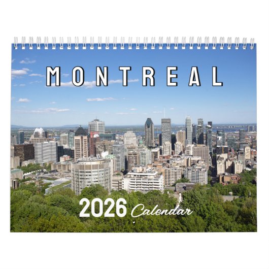 Calendrier Montreal Scenic Photography (Protection)