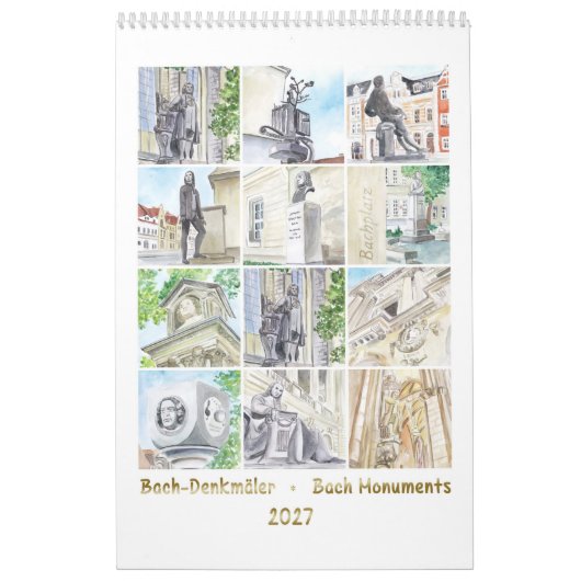 Calendrier Monuments de Johann Sebastian Bach 2027, Un compos (Protection)