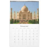 Calendrier monuments mondiaux 2026 (Feb 2027)