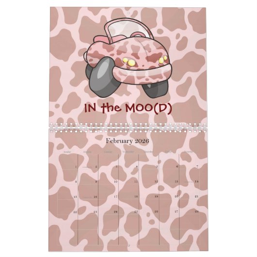 Calendrier Moo Car (Feb 2026)