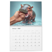 Calendrier Moo Deng (Jan 2027)